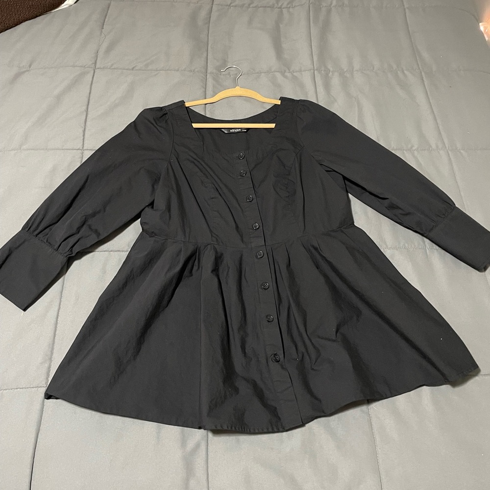 Black button down Blouse